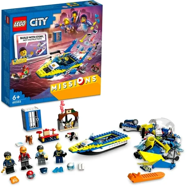 LEGO City 60355 – Rendőrségi Küldetések Játékkészlet