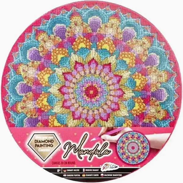 Mandala – Gyémántszemes Kirakó 30 cm