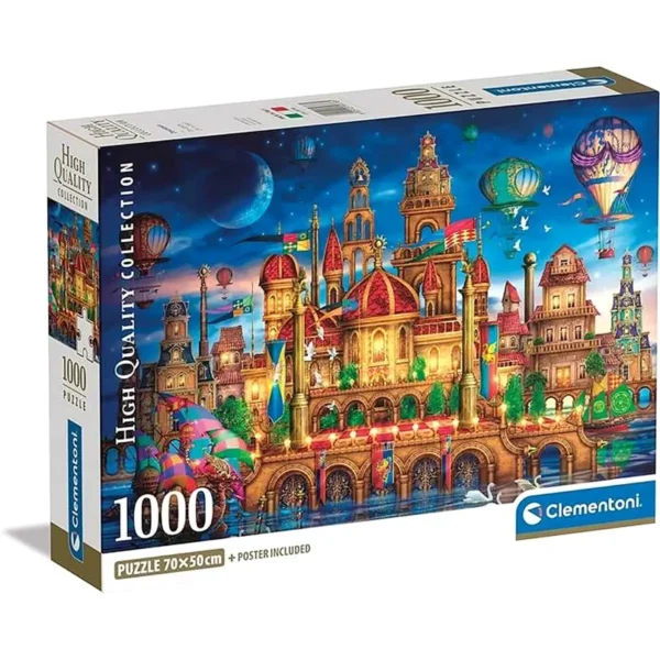 Meseváros puzzle 1000 db-os Clementoni