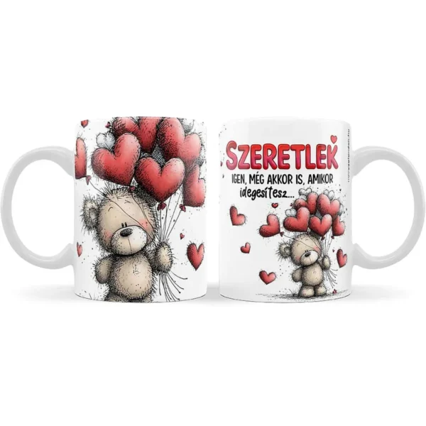 Valentin Napi Szerelmes Bögre – Szeretlek Még Akkor