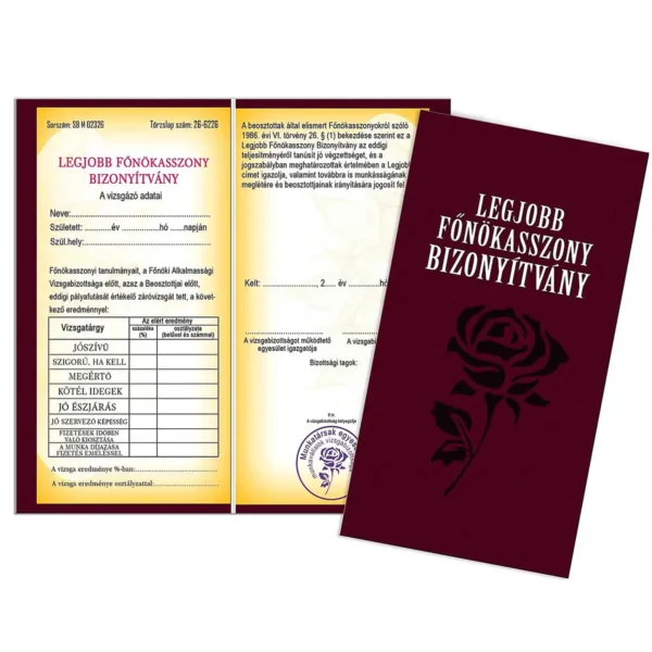 Vicces Bizonyítvány – Legjobb főnökasszony