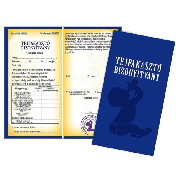 Vicces Bizonyítvány – Tejfakasztó