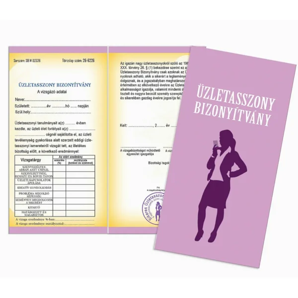 Vicces Bizonyítvány – Üzletasszony