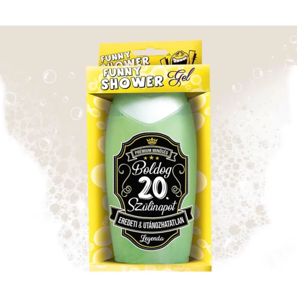 Vicces Tusfürdő 300 ml - Boldog 20. Szülinapot Eredeti