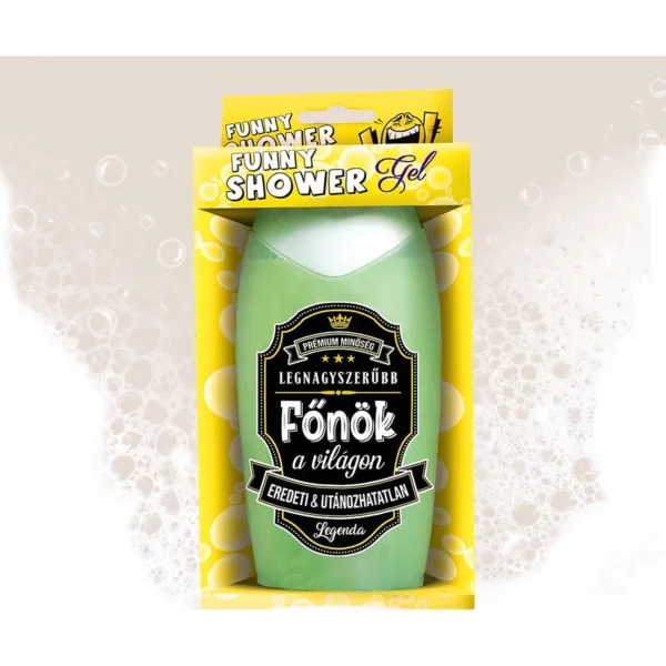 Vicces Tusfürdő 300 ml - Legnagyszerűbb Főnök