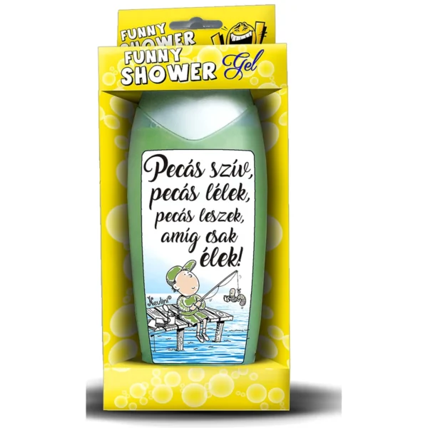 Vicces Tusfürdő 300 ml - Pecás szív – Ajándék Horgászoknak