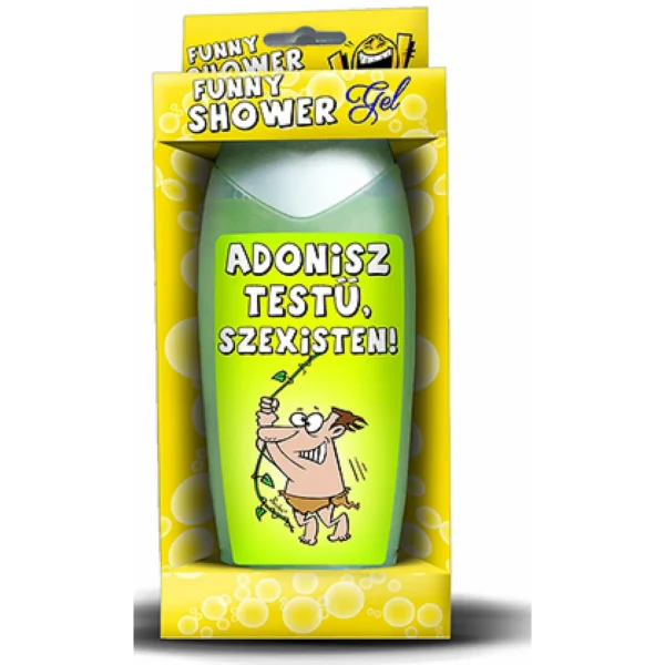 Vicces Tusfürdő 300 ml – Adonisz Testű, Szexisten!