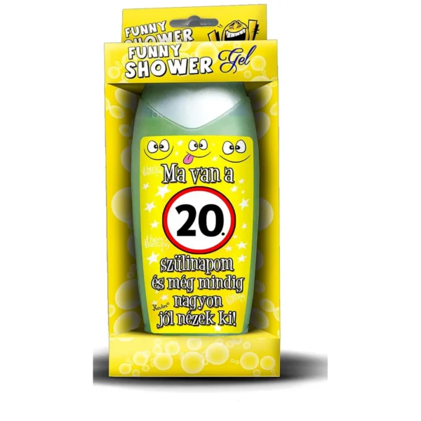 Vicces Tusfürdő 300 ml – Ma Van a 20. Szülinapom