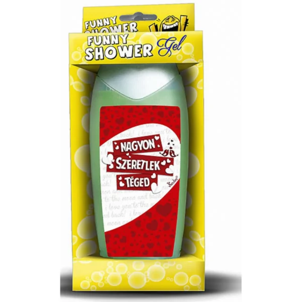 Vicces Tusfürdő 300 ml – Nagyon Szeretlek Táblás
