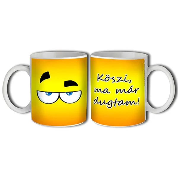 Vicces bögre 3 dl – Köszi ma már…