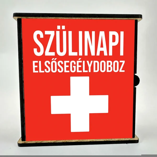 Vicces elsősegély doboz – Szülinapi