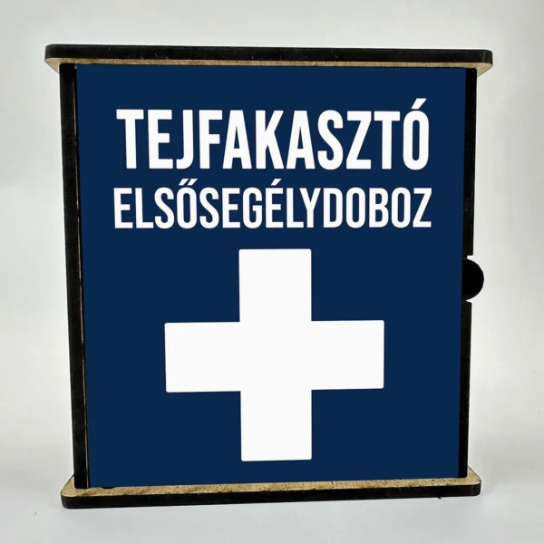 Vicces elsősegély doboz – Tejfakasztó