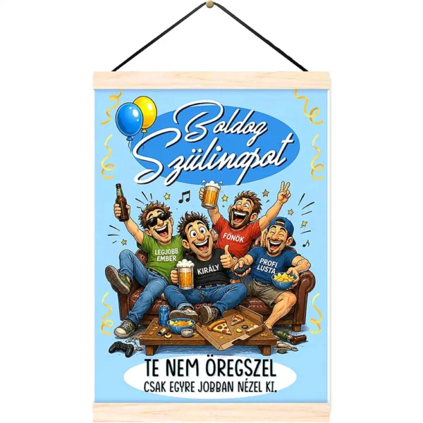 Oklevél – Boldog születésnapot – Kék