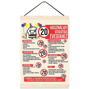 Oklevél – Használati utasítás 20 évesekhez
