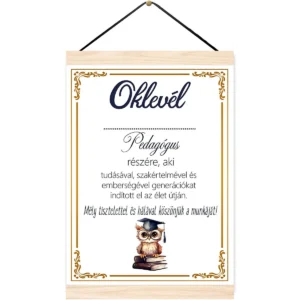 Oklevél – Pedagógus részére