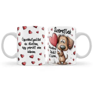 Valentin Napi Bögre – Szeretlek Gazdira Talált A Szívem