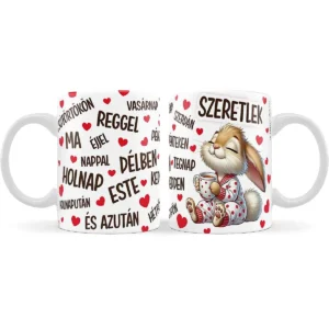 Valentin Napi Bögre – Szeretlek Nyuszis
