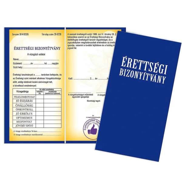 Vicces Bizonyítvány – Érettségi
