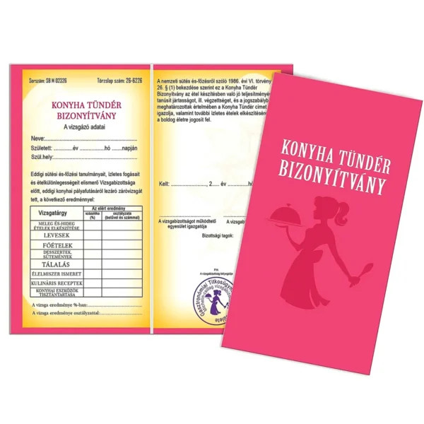 Vicces Bizonyítvány – Konyha tündér