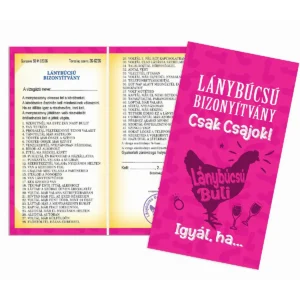 Vicces Bizonyítvány – Lánybúcsú Csak Csajok