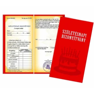 Vicces Bizonyítvány – Születésnapi