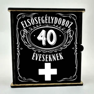 Vicces elsősegély doboz – 40 éveseknek