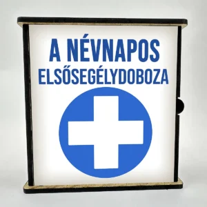 Vicces elsősegély doboz – Boldog névnapot