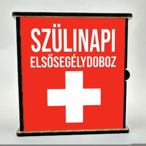 Vicces elsősegély doboz – Szülinapi