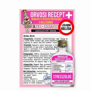 Vicces Orvosi Recept + Laposüveg – A Kollégának