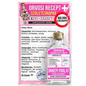 Vicces Orvosi Recept + Laposüveg – Születésnapra