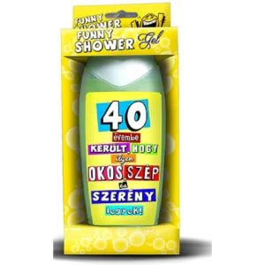 Vicces Tusfürdő 300 ml - 40 évembe került...