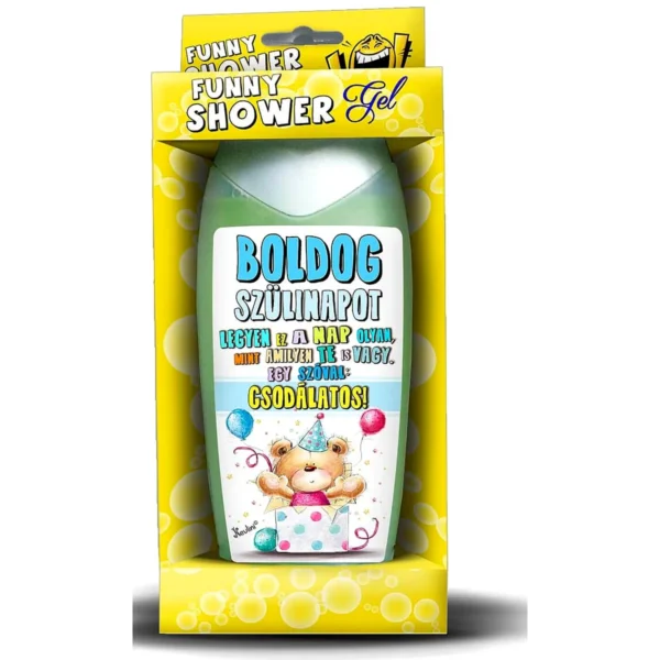 Vicces Tusfürdő 300 ml – Csodálatos Boldog Szülinapot Kék
