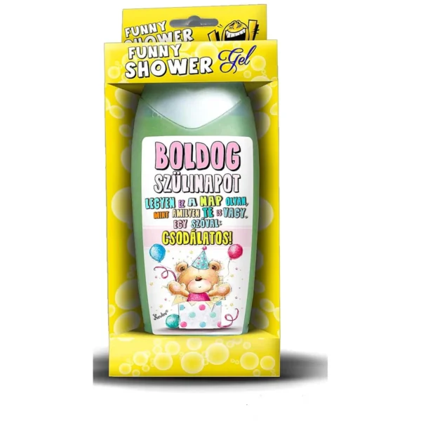 Vicces Tusfürdő 300 ml – Csodálatos Boldog Szülinapot Pink