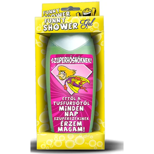 Vicces Tusfürdő 300 ml – Szuperhősnőknek!