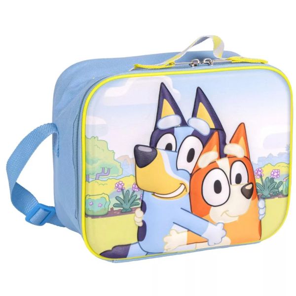 Bluey Hug thermo 3D uzsonnás táska 24 cm – Gyerek hűtőtáska – Bluey design