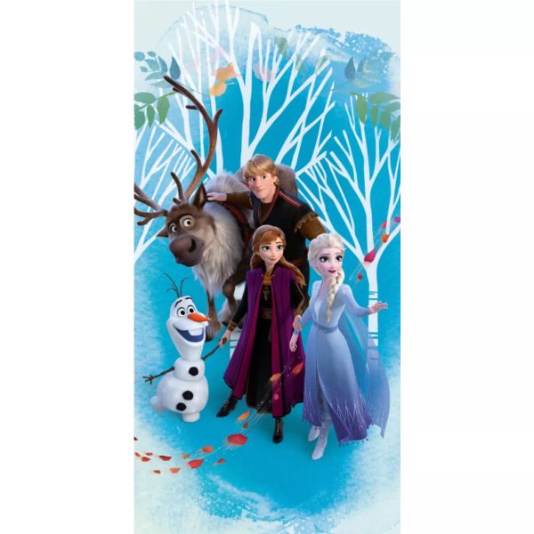 Disney Jégvarázs Blue fürdőlepedő 70×140 cm – Frozen strand törölköző – 100% pamut