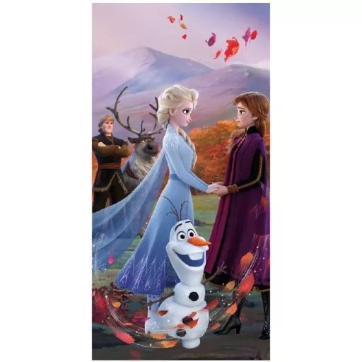 Disney Jégvarázs Wind fürdőlepedő 70×140 cm – Frozen strand törölköző – 100% pamut