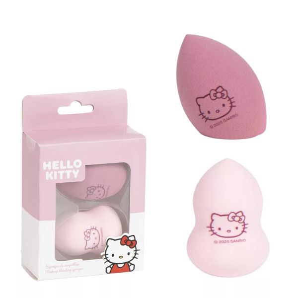 Hello Kitty Pink sminkszivacs szett 2 db-os 5×6 cm – Puha beauty blender – Hello Kitty design