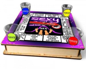 Ivós társasjáték 18×18 cm – Sexy Party – Vicces ivós kihívásokkal
