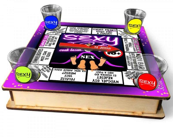 Ivós társasjáték 18×18 cm – Sexy Party – Vicces ivós kihívásokkal