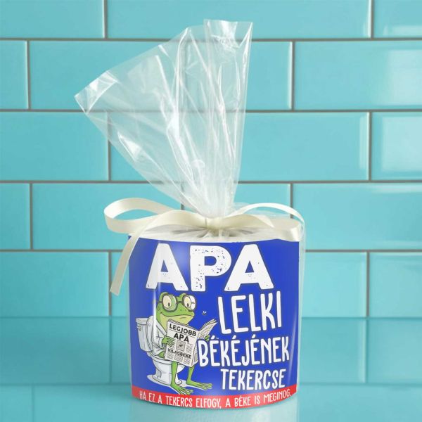Vicces WC papír Apa lelki békéjének tekercse – Vicces ajándék apáknak