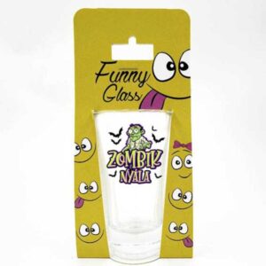 Zombik nyála – Neves pálinkás pohár 0,75 ml – Halloweeni party kellék és dekoráció