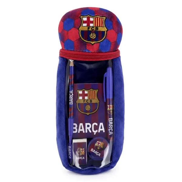 FC Barcelona plüss töltött tolltartó, 27×12 cm