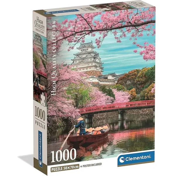 Japán Himeji 1000 db-os Puzzle – Clementoni
