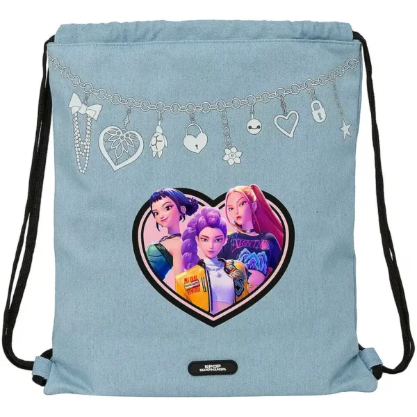 K-pop Démonvadászok sporttáska, tornazsák 40 cm
