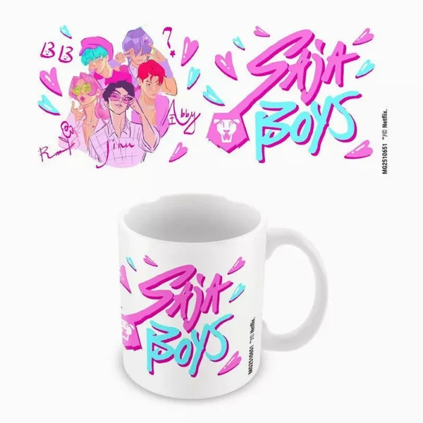 K‑pop Démonvadászok Saja Boys porcelán bögre – 315 ml