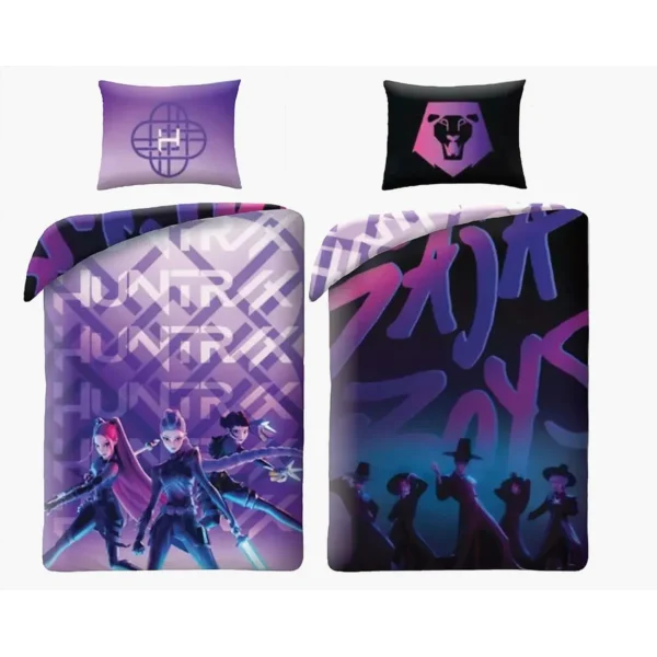 K‑pop Démonvadászok ágyneműhuzat Enemies 140×200 cm