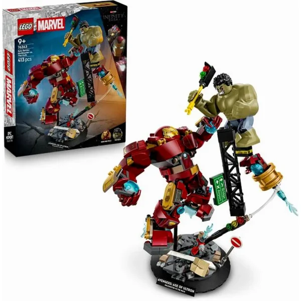 LEGO Super Heroes 76343 – Hulkbuster és Hulk óriási csatája