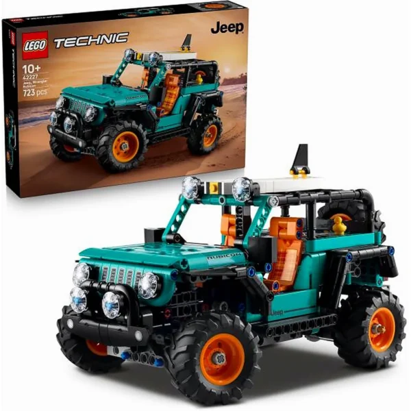 LEGO Technic – Jeep Wrangler Rubicon SUV (42227) – terepjáró modell, rugós felfüggesztéssel