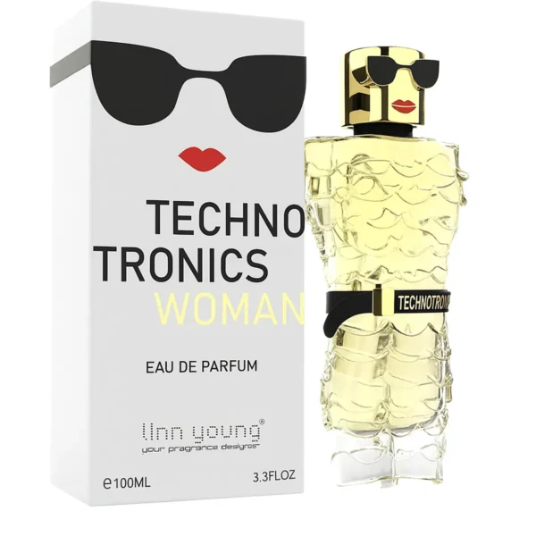 Linn Young Technotronics Woman EDP 100 ml – Női Parfüm – Virágos‑Gyümölcsös, Modern és Lendületes Illat